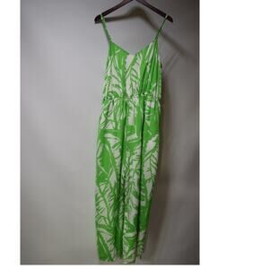 Lilly Pulitzer Target 10th Anniversary Green Tropical Romper Size XL